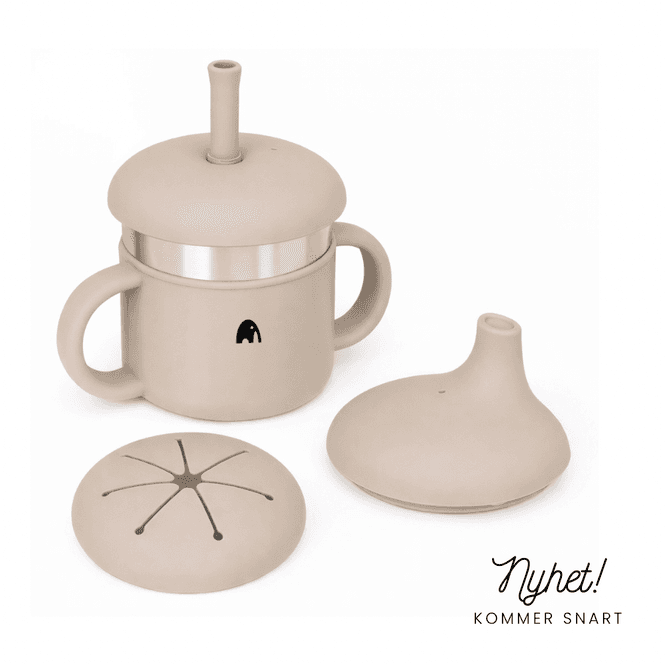 Hovedbilde Barnekopp 4in1 rustfritt stål&silikon - Nordisk ...