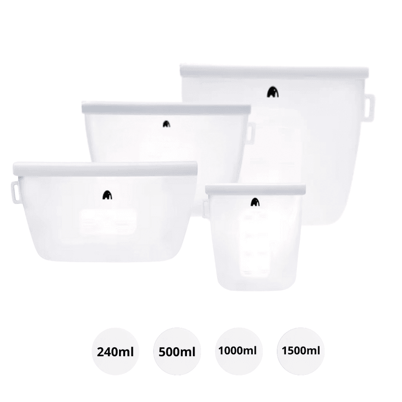 Gjenbrukbar oppbevaringspose - VELG STØRRELSE