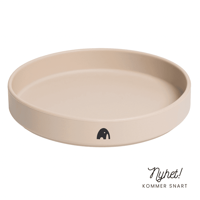 Hovedbilde Tallerken i silikon My1 BASIC - Sand 