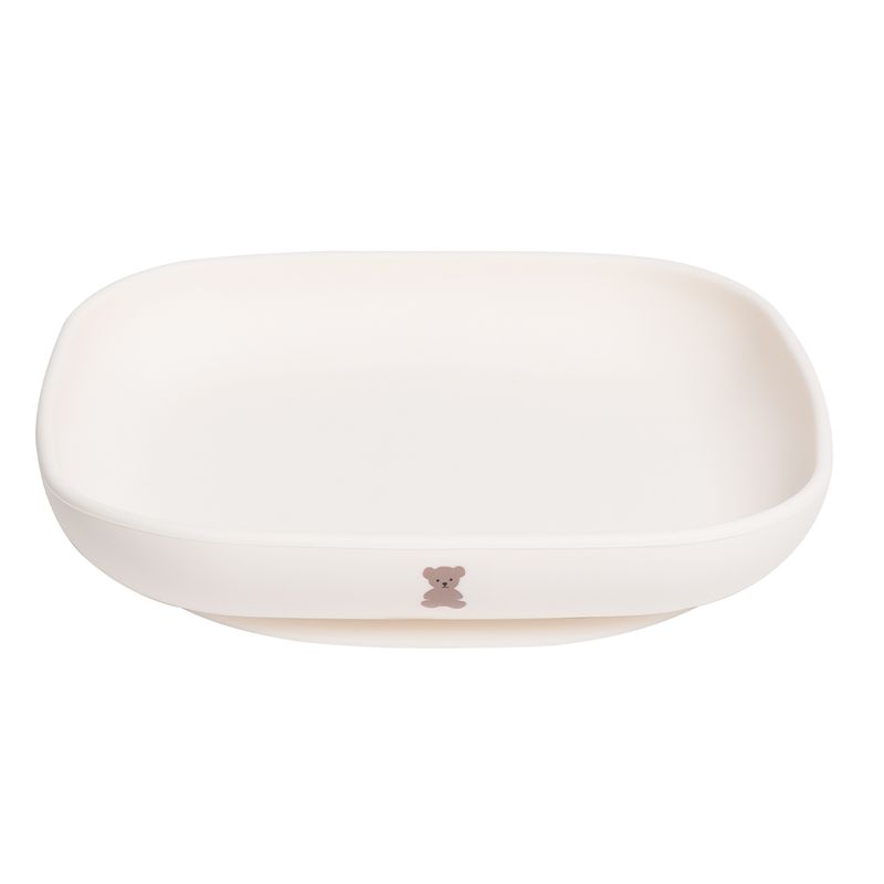 Tallerken med sugekopp - VELG FARGE