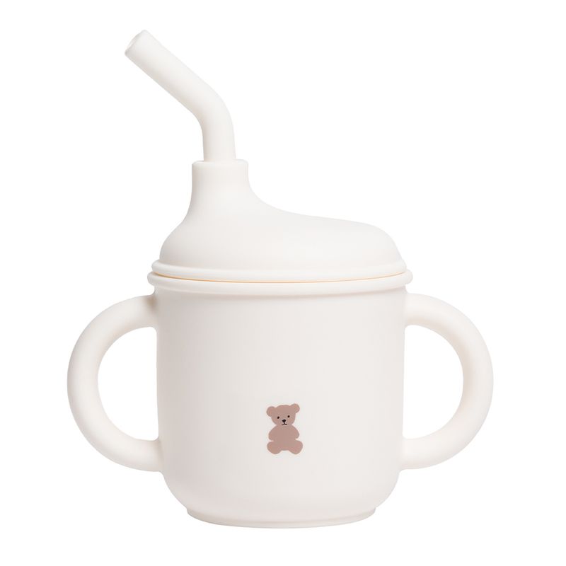 Kopp med sugerør 2in1 - VELG FARGE