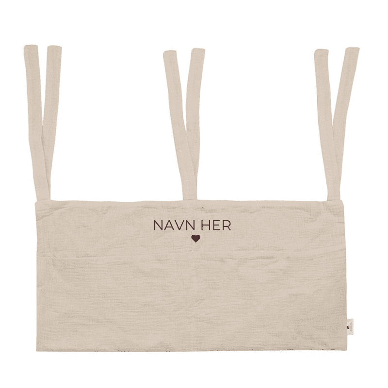 Sengelomme i Musselin – VELG FARGE